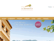 Tablet Screenshot of chateau-de-camiole.com